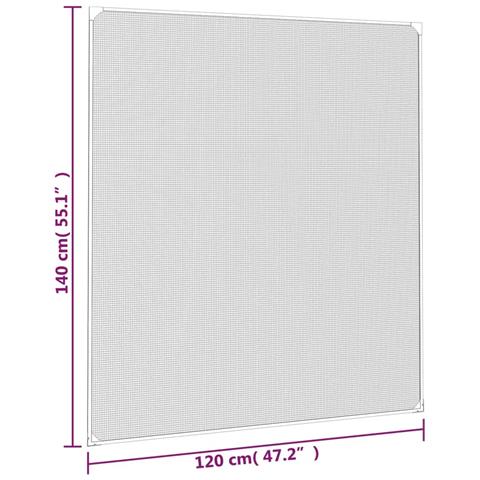 Zanzariera Magnetica Per Finestre Antracite 120x140 Cm - Foto 10