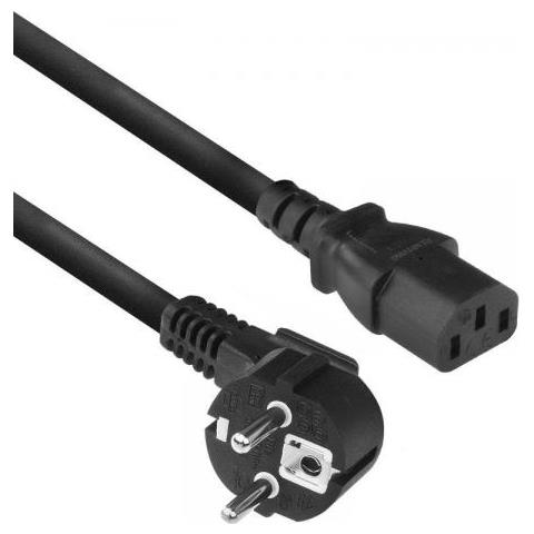 Ac3305 Electriciteitssnoer Zwart 2 M Netstekker Tipo F Spina C13 - Foto 1