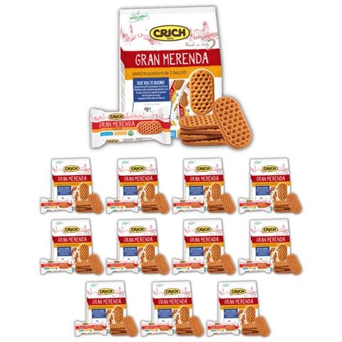 Gran Merenda Biscotti Classici Monoporzione 12 Confezioni Da 500 Grammi - Foto 1