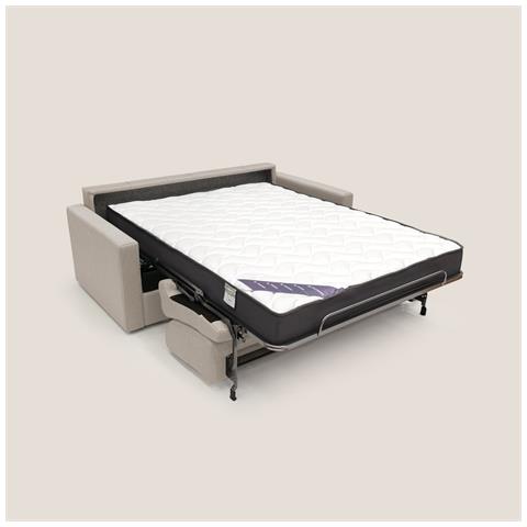 Chris Divano letto matrimoniale in tessuto impermeabile T13 206 cm (mat. 160x197) panna - Foto 2