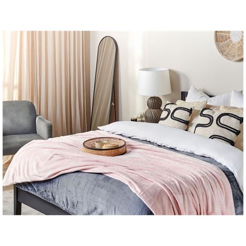 Coperta Bayburt 200 X 220 Cm Rosa - Foto 1