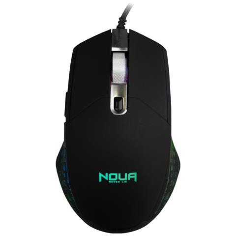Mouse Ottico Usb Gaming Noua Neon R Illuminazione Rainbow 6 Tasti 4800DPI Regolabili - Foto 1