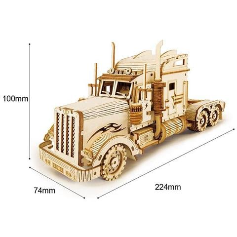 Puzzle In Legno 3d | Camion Pesante - Foto 2