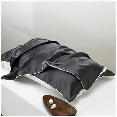 Federa In Seta Di Gelso Al 100%. Darkgrey - Foto 1