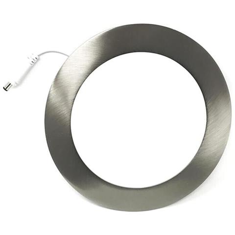 Pannello Led 18 W Luce Naturale 4000k Faretto Slim Incasso In Acciaio Silver - Foto 2