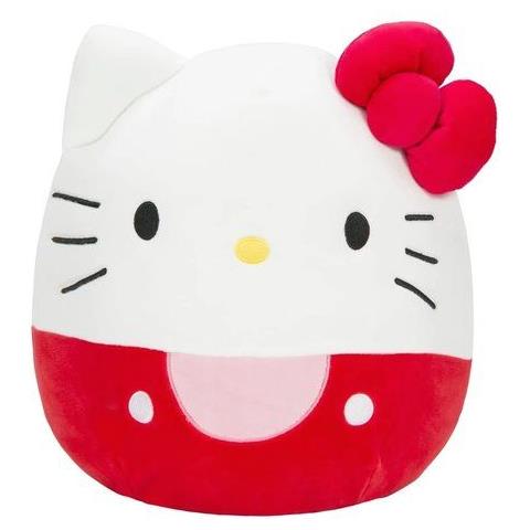 Peluche Sq021900 Squishmallow Hello Kitty Bianco E Rosso - Foto 1