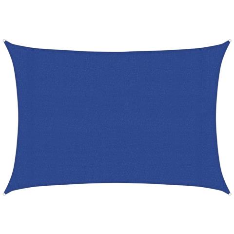 Vela Parasole 160 G /m Rettangolare Blu 3x5 M In Hdpe - Foto 1