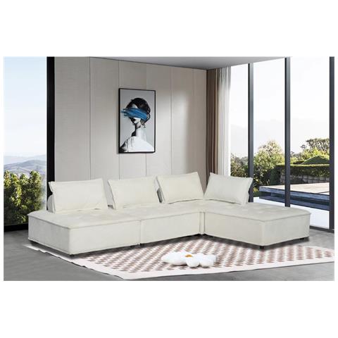 Stava Divano Angolare A 4 Posti Grigio Scuro - Foto 1