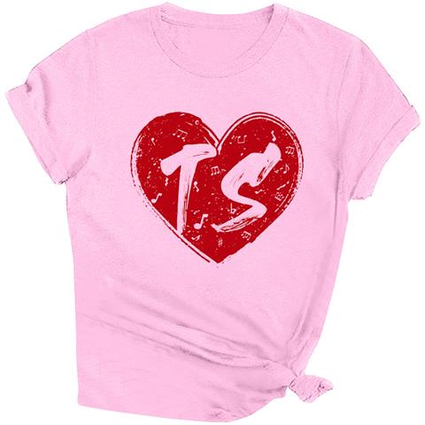 Maglietta Stampata Ts Da Donna Hohololo, Rosa, Taglia L - Foto 1