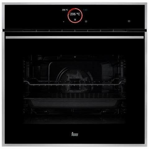 Forno Elettrico da Incasso 111000000 Capacità 70 L Multifunzione Ventilato Cottura Vapore Potenza 3552 W Colore Nero, Acciaio inossidabile - Foto 1