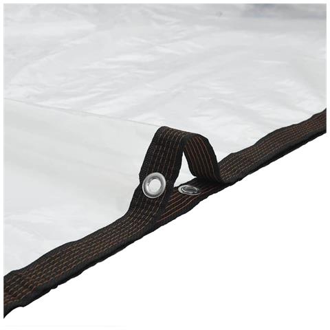 Telone Trasparente con Occhielli 2x10 m in Polietilene - Foto 10