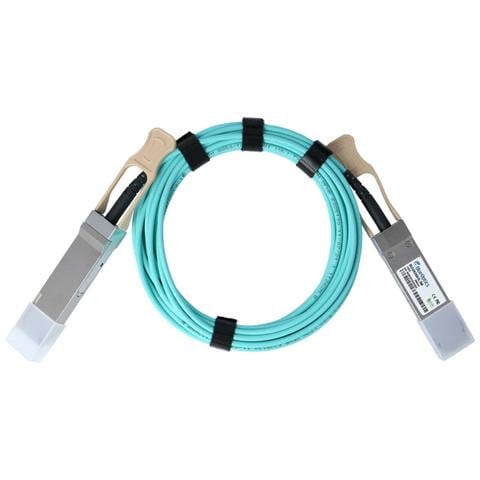 MFA1A00-C010-TG-BO cavo InfiniBand e in fibra ottica 10 m QSFP28 AOC Turchese - Foto 1