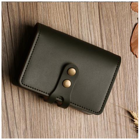 Portafoglio Con Blocco Rfid, Porta Carte In Pelle Sicuro Con Scomparti Multipli Black - Foto 2