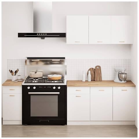 Piano Di Lavoro Cucina 140x63,5x2,7 Cm Legno Massello Rovere - Foto 3