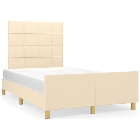 Giroletto Senza Materasso Crema 120x190cm In Tessuto - Foto 2