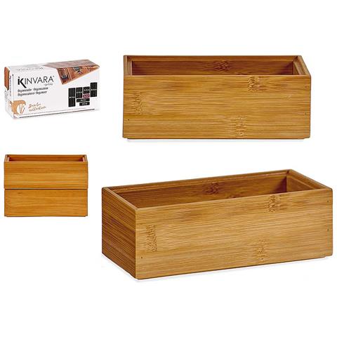 Organizzatore Impilabile In Bambù 15x7 Cm. - Foto 1