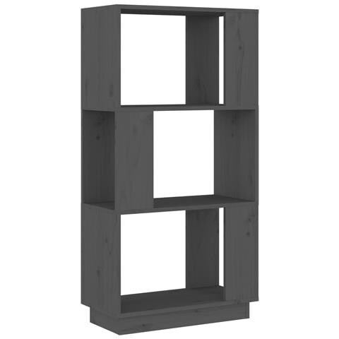 Lusso Casadino -  Libreria/divisorio Grigio 51x25x101 Cm Legno Massello Di Pino - Foto 1