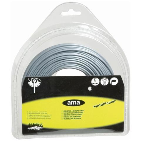 Filo Per Decespugliatore Metal Power Da 67m Sezione Tonda Ø 2,4mm - Foto 1