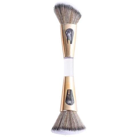 Pennello Trucco 4-in-1 A Doppia Estremità - Multifunzionale, Portatile E Morbido - Foto 1