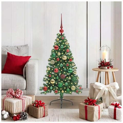 Albero di Natale artificiale con luci integrate Verde 120 cm - Foto 2