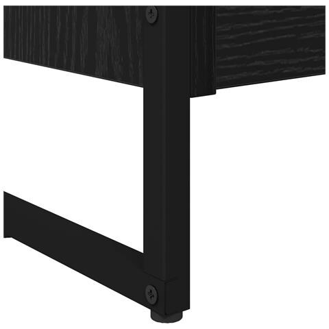 Armadio per Libri 2 pcs Rovere Nero 80 x 30 x 155 cm - Foto 9