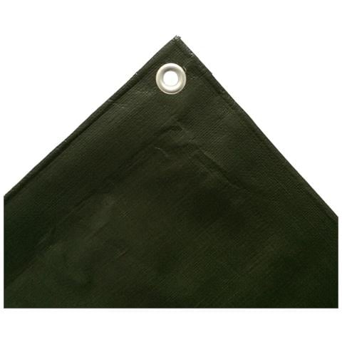 Telo Impermeabile Verde 1 5x6m  210g/m²  9m²  Resistente Uv E Impermeabile - Foto 1