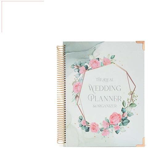 Agenda Floreale Per Matrimonio - Quaderno E Organizzatore A Spirale Per La Pianificazione Del Matrimonio - Foto 1