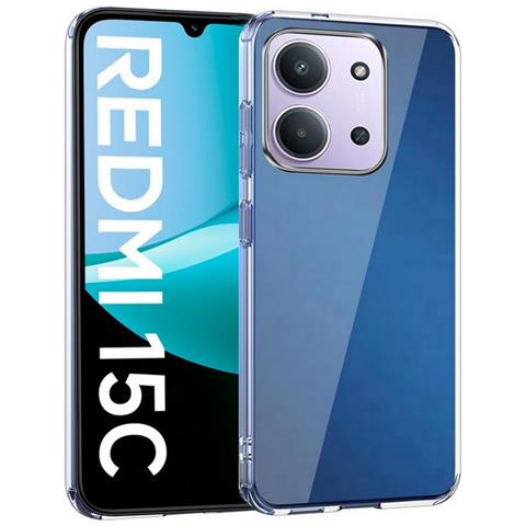 Ultra Slim Custodia Tpu Silicone 0,3mm Cover Case Per Xiaomi Redmi 15c 4g 5g Trasparente - Foto 1