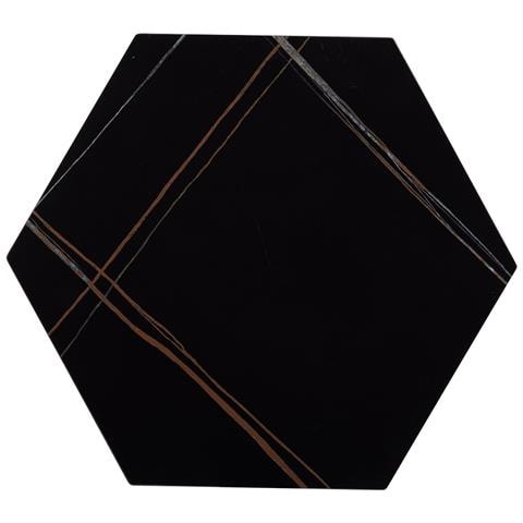 Set Tavoli 2 Pezzi Metallo Nero 34x34x52h-39x39x57h Cm - Foto 8