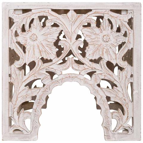 Tavolino In Legno Bianco Fatto A Mano 45x45x45h - Foto 2