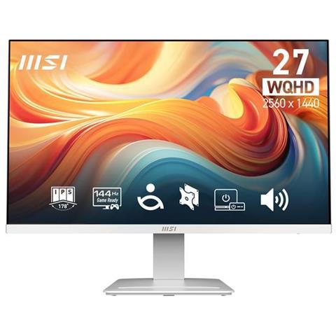 Monitor Pro MP273QW E14 27" 2560 x 1440 Pixel Wide Quad HD Bianco 4ms Bianco - Foto 1