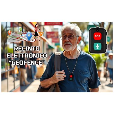 Sos Anziani Localizzatore Gps Con Telecamera Sensore Anticaduta Impermeabile Ip67 Chiamate Bidirezionali Geo-recinzione Promemoria Farmaci Inclusa App Di Tracciamento (sos Cam) - Foto 2