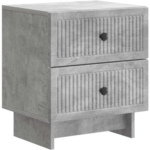Armadio da Notte Grigio Cemento 43 x 34,5 x 47,5 cm - Foto 1