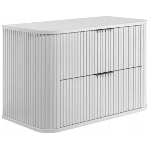 Set di mobili da bagno, Bianco opaco, 80/52/41 cm e 35/139/31 cm, Mobile sottolavabo, mobili da bagno, armadio alto, armadio da bagnoMobileda bagno - Foto 1