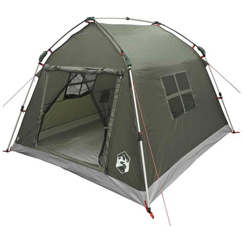 Tenda istantanea resistente all'acqua 2 persona Verde militare - Foto 1