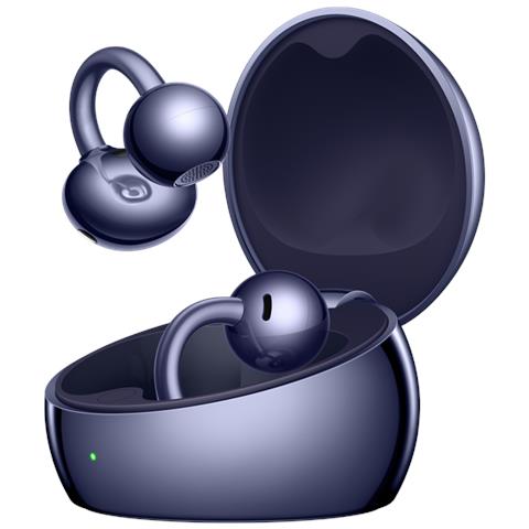 FreeClip 2 S Blu, cuffie open-ear con design innovativo e in colorazione argento. Compatibili con iOS, Android e Windows. Fino a 38 ore di autonomia. - Foto 1