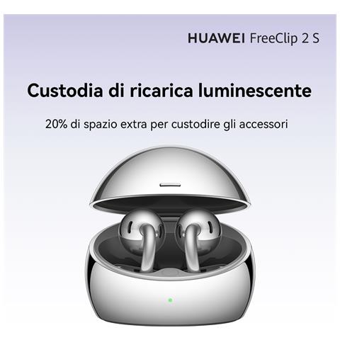 FreeClip 2 S Blu, cuffie open-ear con design innovativo e in colorazione argento. Compatibili con iOS, Android e Windows. Fino a 38 ore di autonomia. - Foto 9