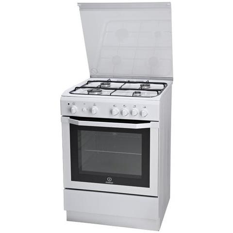INDESIT - Cucina a Gas I6GG1F. 1 (W) / I 4 Fuochi a Gas Forno a Gas Classe  A Dimensioni 60 x 60 cm Colore Bianco - ePRICE