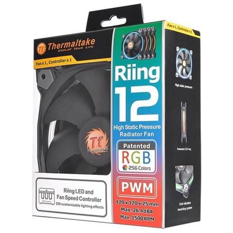 Ventola Riing 12 LED (Fino a 256 Colori Sequenziali)  - Foto 10