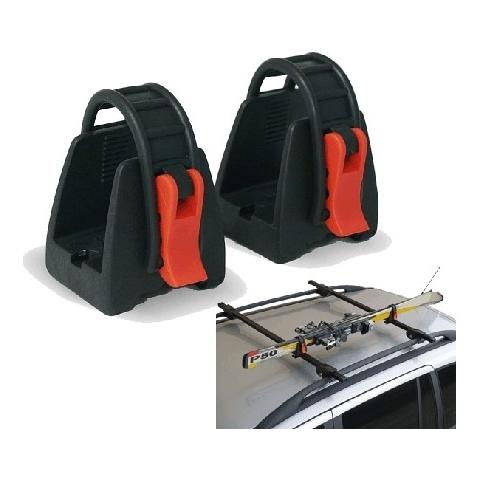Portasci universale da tetto 1 paio sci carving senza antifurto Ski Rack - Foto 1