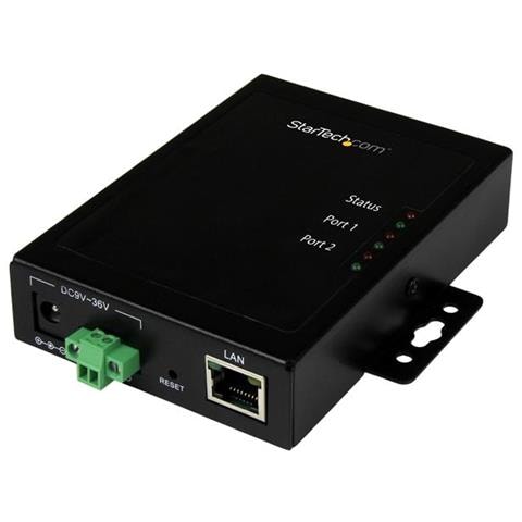 Server per dispositivi Seriali a Ethernet IP a 2 porte - RS232 - Montabile e in Metallo - Foto 1