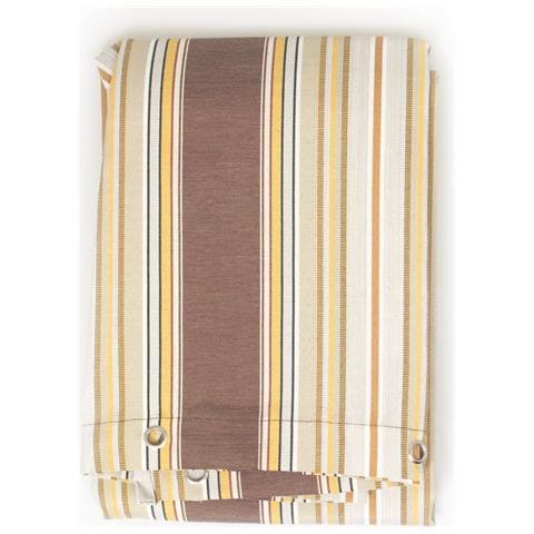 Tenda Da Sole A Caduta Per Esterno Balcone Casa Telo Ombra Modello Riga Fine 145x250 Marrone - Foto 6