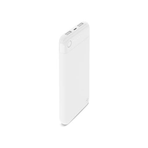 Lightning Pocket Power Bank Batteria Esterna con Connettore, 10000 mAh, Sicurezza Certificata, per iPhone Xs, Xs Max, Xr, X, 8, 7, 6, 5 e iPad, Bianco - Foto 2