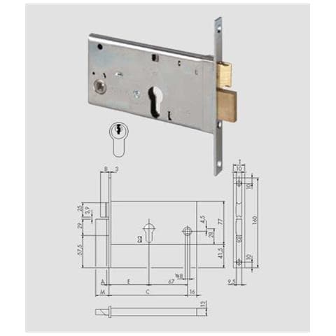 44360/70/0 Serratura Inf. s / c. - Foto 1