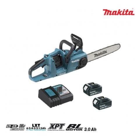 36v Sega Senza Spazzole - 2 Batterie 3.0ah 18v - 1 Caricabatterie Dc18rc Duc353rf2 - Foto 2