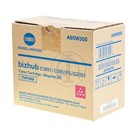 Toner ORIGINALE magenta A95W350 TNP49M - 12000 Pagine - Foto 1