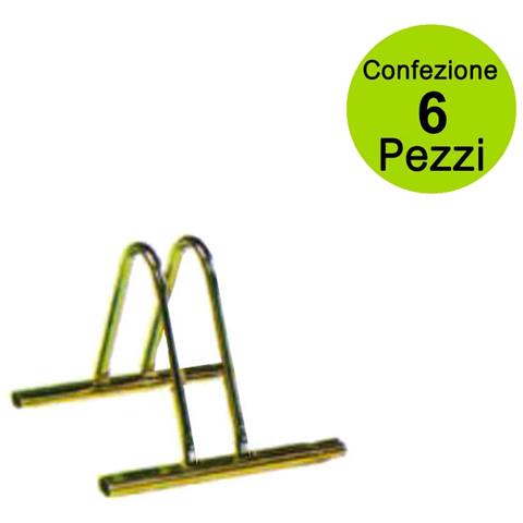 Multipack Da 6 Pz Portabici Singolo Zincato Giallo - Foto 1