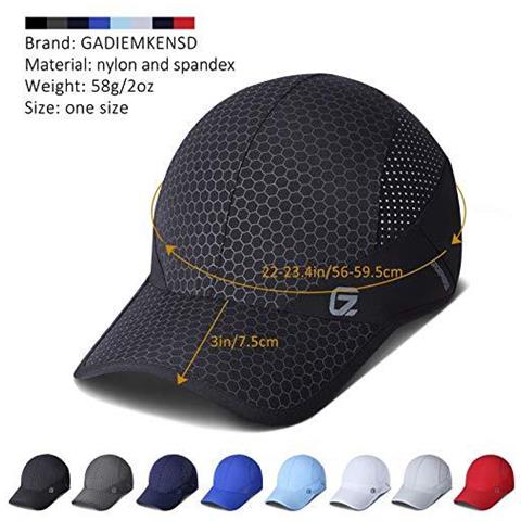 Protezione Di Sport Protezioni Soft Tesa Leggero Impermeabile E Traspirante Esecuzione Cappello Da Baseball Cap Asciutto Rapido Raffreddamento Sport Cappelli Portatili Per Gli Uomini E Il Panno Di Prestazione Della Donna Allenamenti E Attivit Allaperto - Foto 4