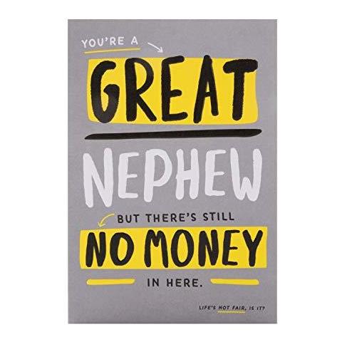 Compleanno Di Carte Per Nephew Da Hallmark - Contemporaneo Humour Design - Foto 1