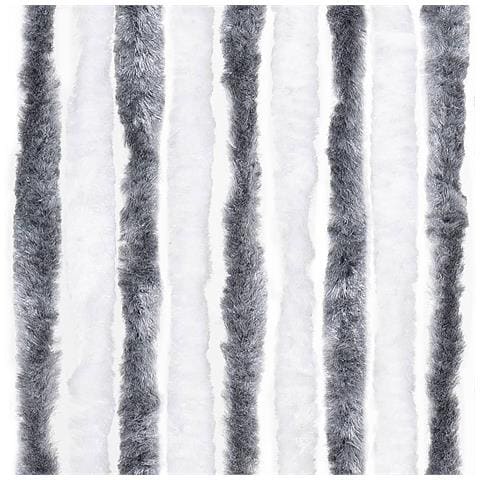 Zanzariera Grigio e Bianco 56x200 cm Ciniglia - Foto 6